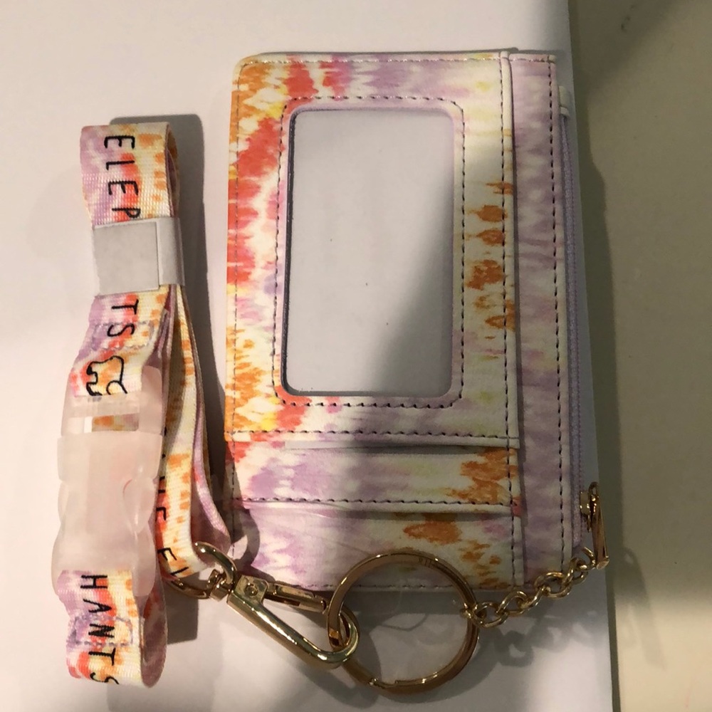 Ivory Ella wallet with lanyard